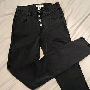NWT Madewell Roadtripper black jeans